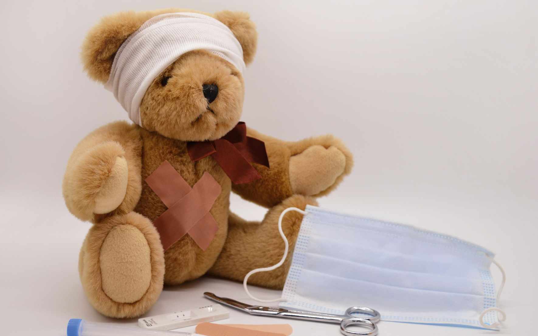 Teddy mit Verband